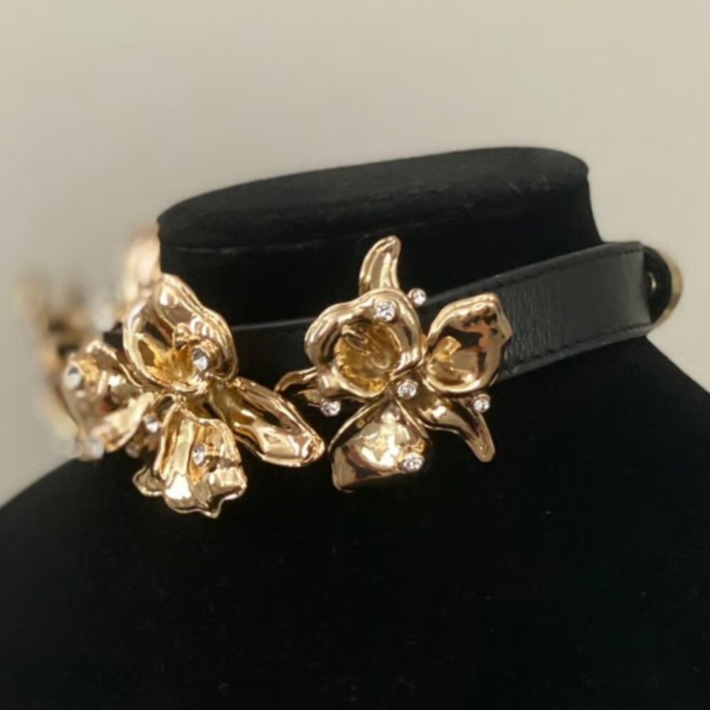 Versace for H&M Crystal Accent Butterfly Statement Necklace - Picture 5 of 6